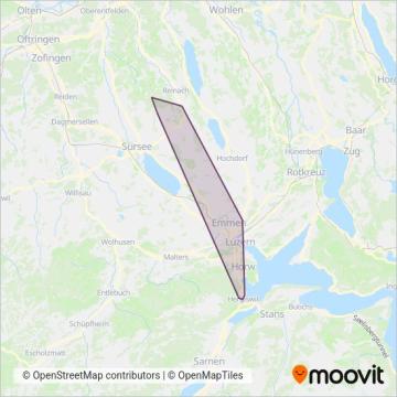 Auto AG Rothenburg coverage area map