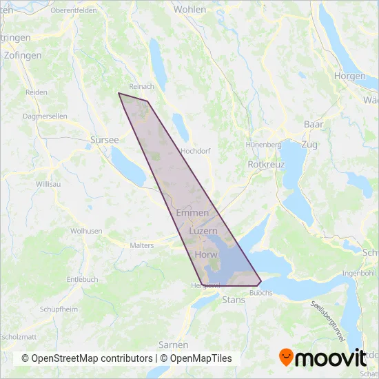 Auto AG Rothenburg coverage area map