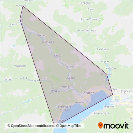 Autolinee FART coverage area map