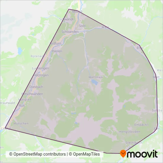 Autobetrieb Sernftal Verbundsgebiet