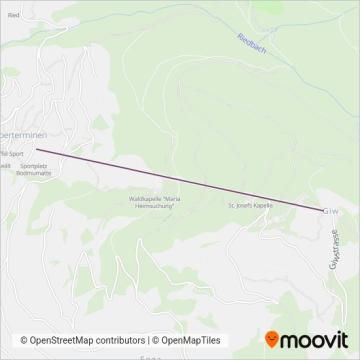 Sesselbahn Visperterminen-Giw coverage area map