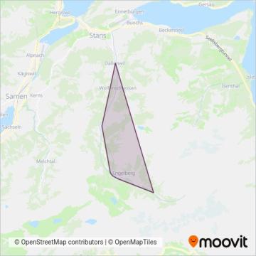 Engelberger Auto-Betriebe coverage area map