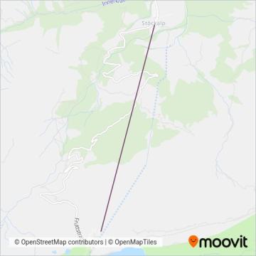 Sportbahnen Melchsee-Frutt (lsm) - Cable Car coverage area map