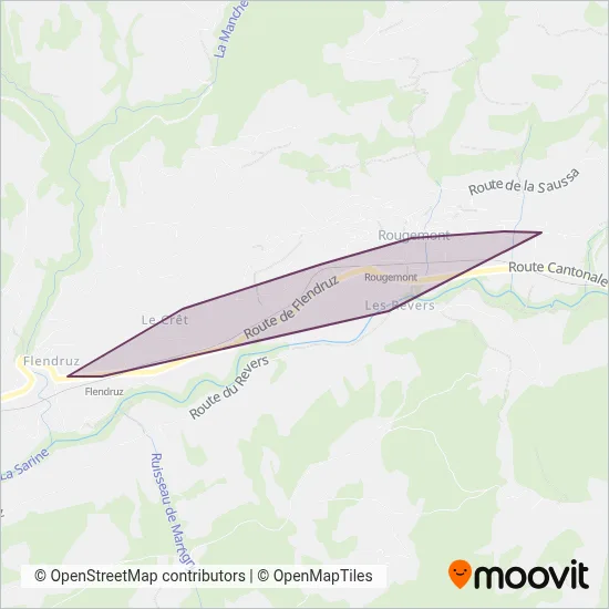 Gander Autocar Sàrl coverage area map