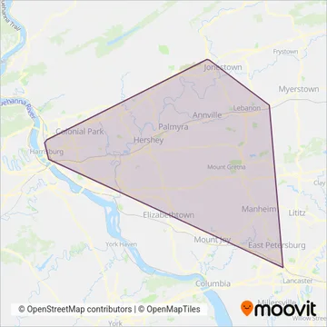 Lebanon coverage area map