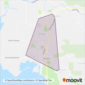 A&MRTS coverage area map