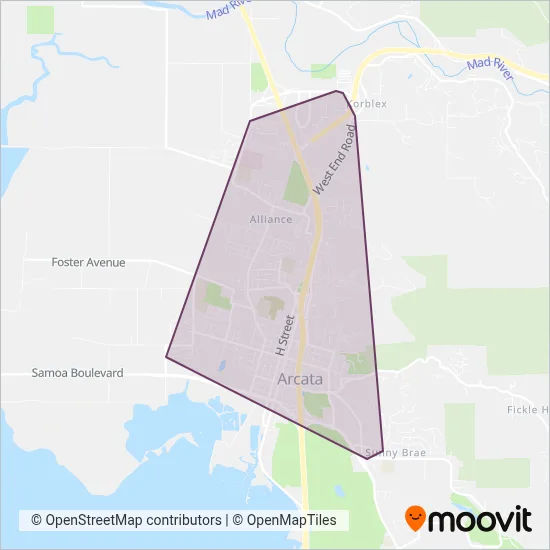 A&MRTS coverage area map