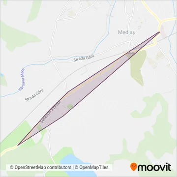 Meditur (Cable Car) coverage area map