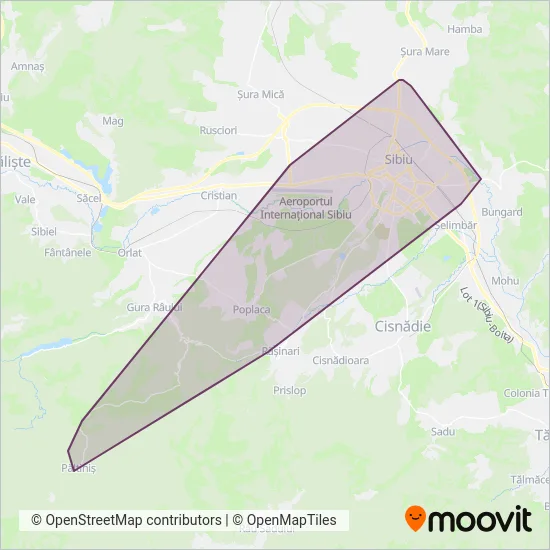 Tursib coverage area map