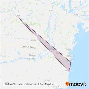 Ferotrafic - T.F.I. S.R.L. coverage area map