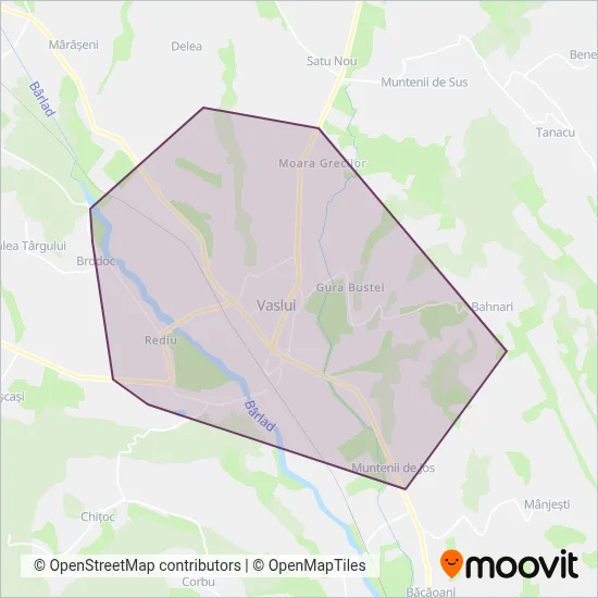 TRANSURB coverage area map
