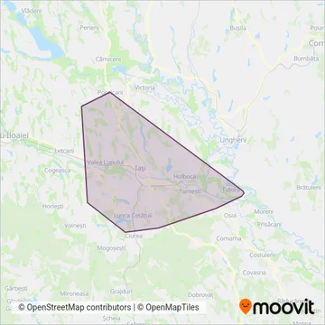 Compania de Transport Public (Bus) coverage area map
