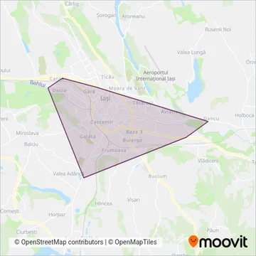 Compania de Transport Public (Tram) coverage area map