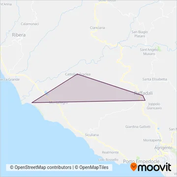 Anselmo Cacciatore & C. coverage area map