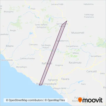 Bus Away coverage area map