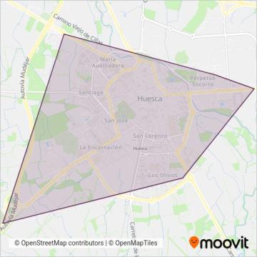 Mapa del área de cobertura de Avanza División Norte
