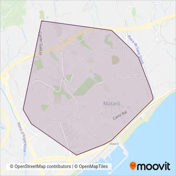 MATARO coverage area map
