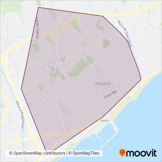 MATARO coverage area map