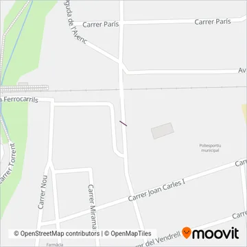 Rodalies de Catalunya (Bus) coverage area map