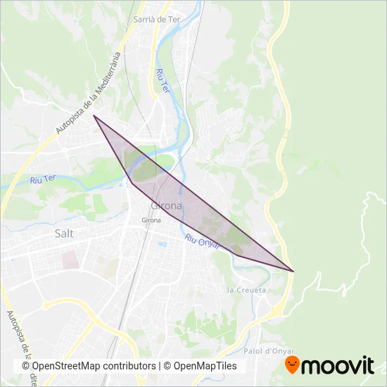 TMG coverage area map