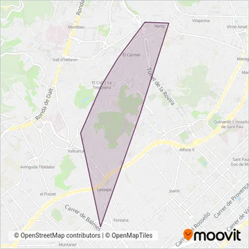Monbus (Horta) coverage area map