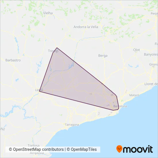 Cobertura del mapa de FGC (Rail)