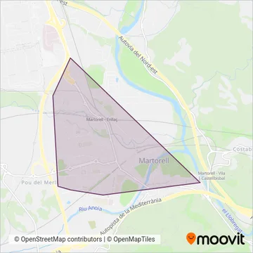 Soler i Sauret - Urbà de Martorell coverage area map