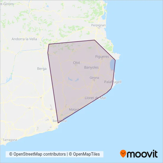 Teisa 1920 coverage area map