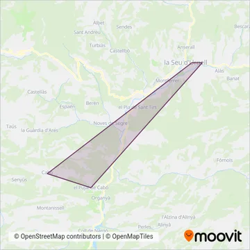 Autocars Vila Betriu coverage area map