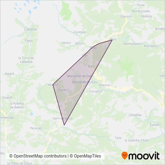 David Roque García coverage area map