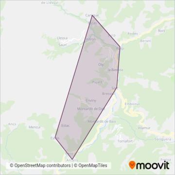 Joan Bellera Bellera coverage area map