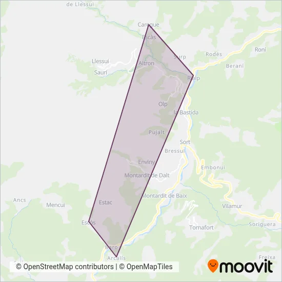 Joan Bellera Bellera coverage area map