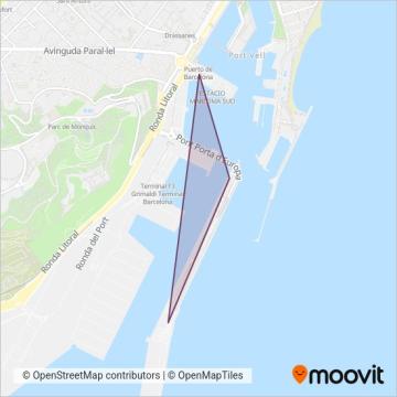Moventis Cruise Bus coverage area map