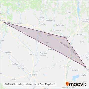 Avanza Larga Distancia coverage area map
