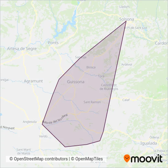 Cobertura del mapa de Cots Alsina, SL