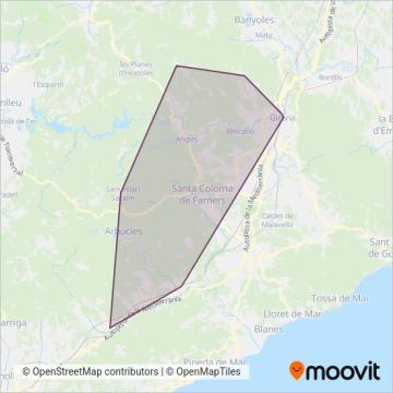 Hispano Hilarienca, SA coverage area map