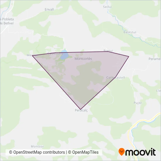 Lluís Obiols Capdevila coverage area map