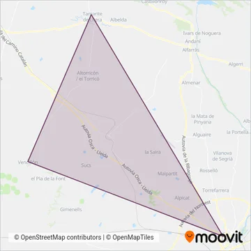 Empresa Lax SL coverage area map