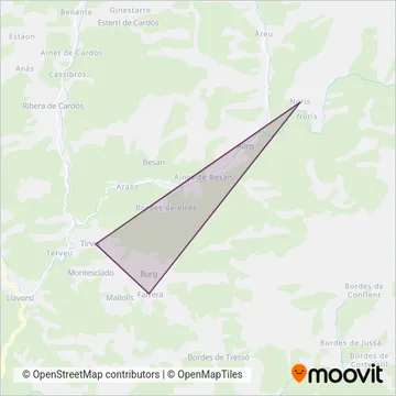 Josep M. Llor Bringue coverage area map