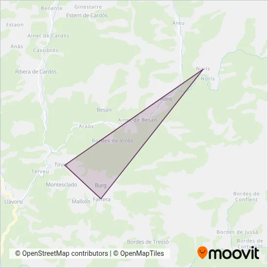 Josep M. Llor Bringue coverage area map