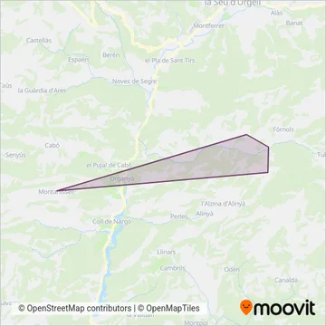 Autocars Vilà Betriu, SL coverage area map