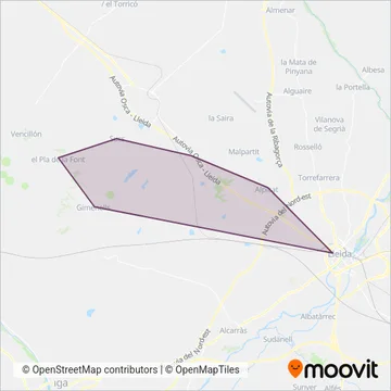 Autocars Morell, SL coverage area map