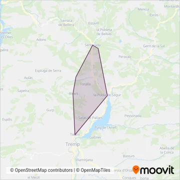 M. Rosa Gabarra Brenuy coverage area map