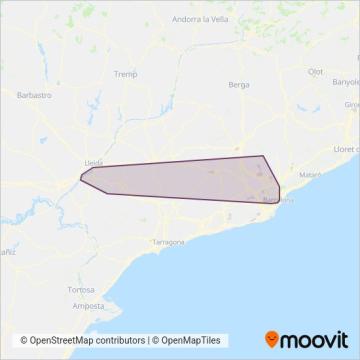 SARBUS coverage area map