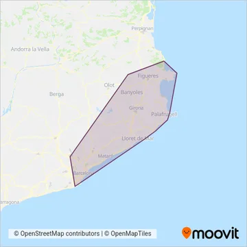 SARFA coverage area map