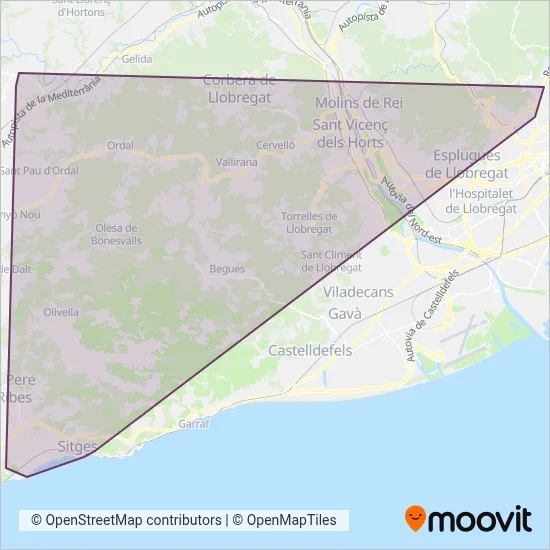 TCC coverage area map