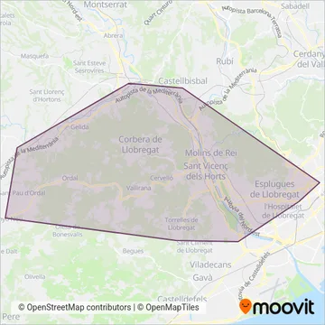 Soler i Sauret coverage area map