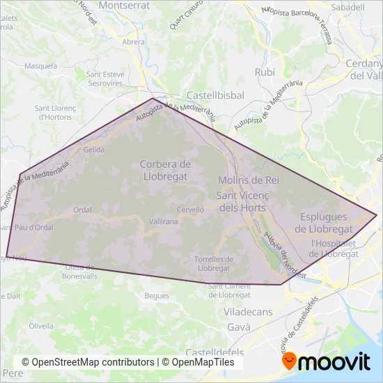 Soler i Sauret coverage area map