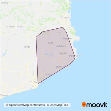 Teisa coverage area map
