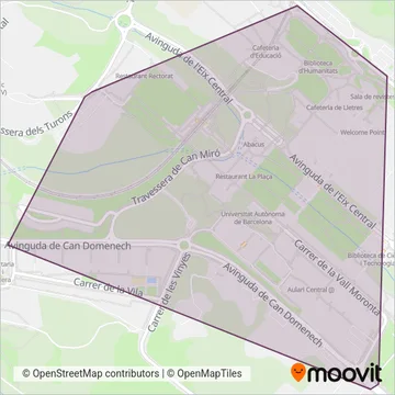 Cobertura del mapa de Bus Intern UAB
